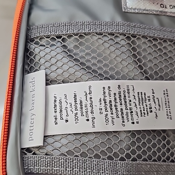 Pottery Barn Kids Crab And Stripe Lunchbox With Removable Strap - Picture 7 of 7